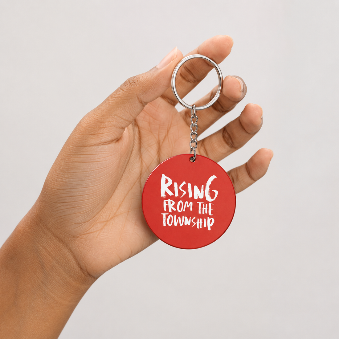 Rising From The Township Keychain