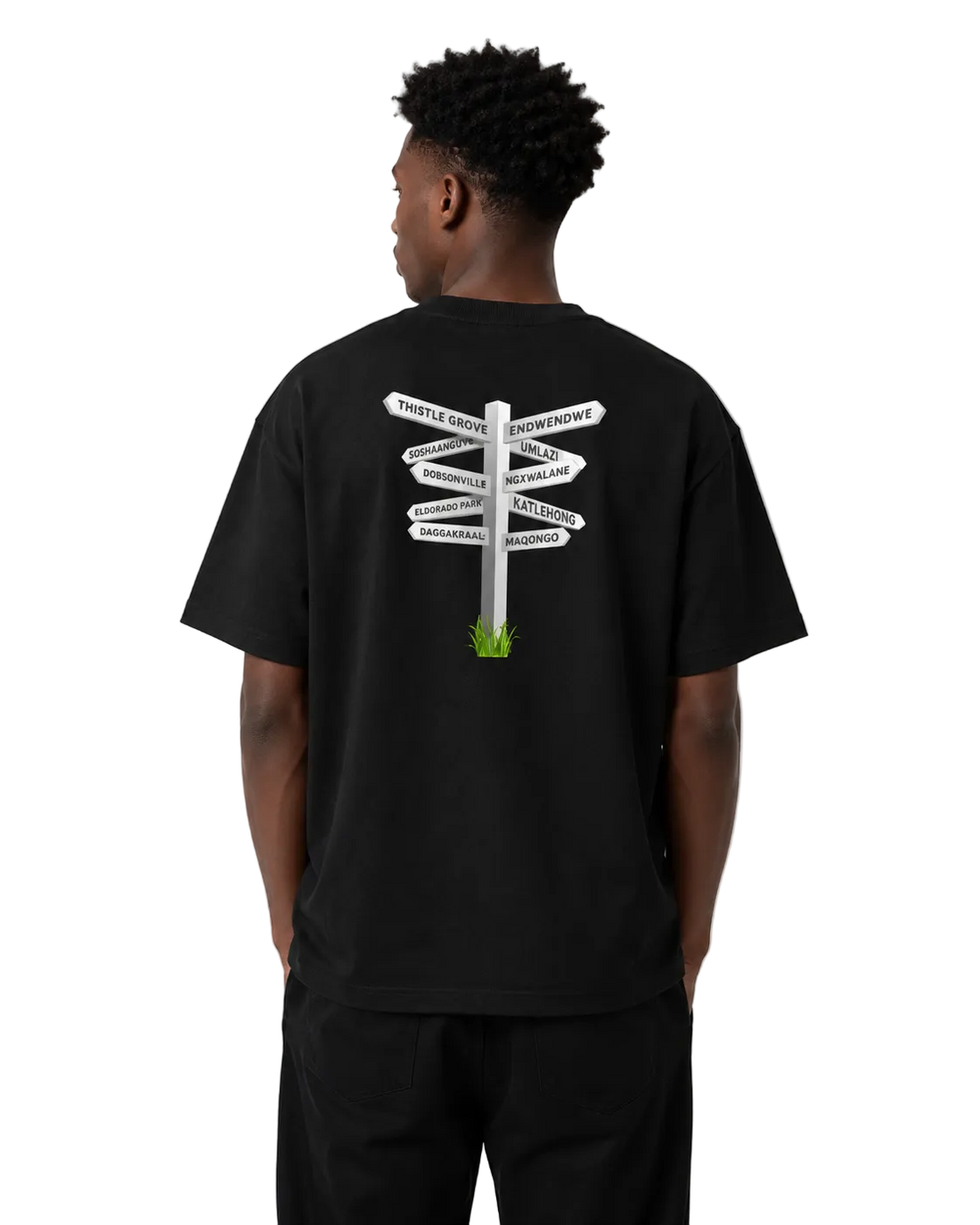 Rising Feom the Township Shirt back