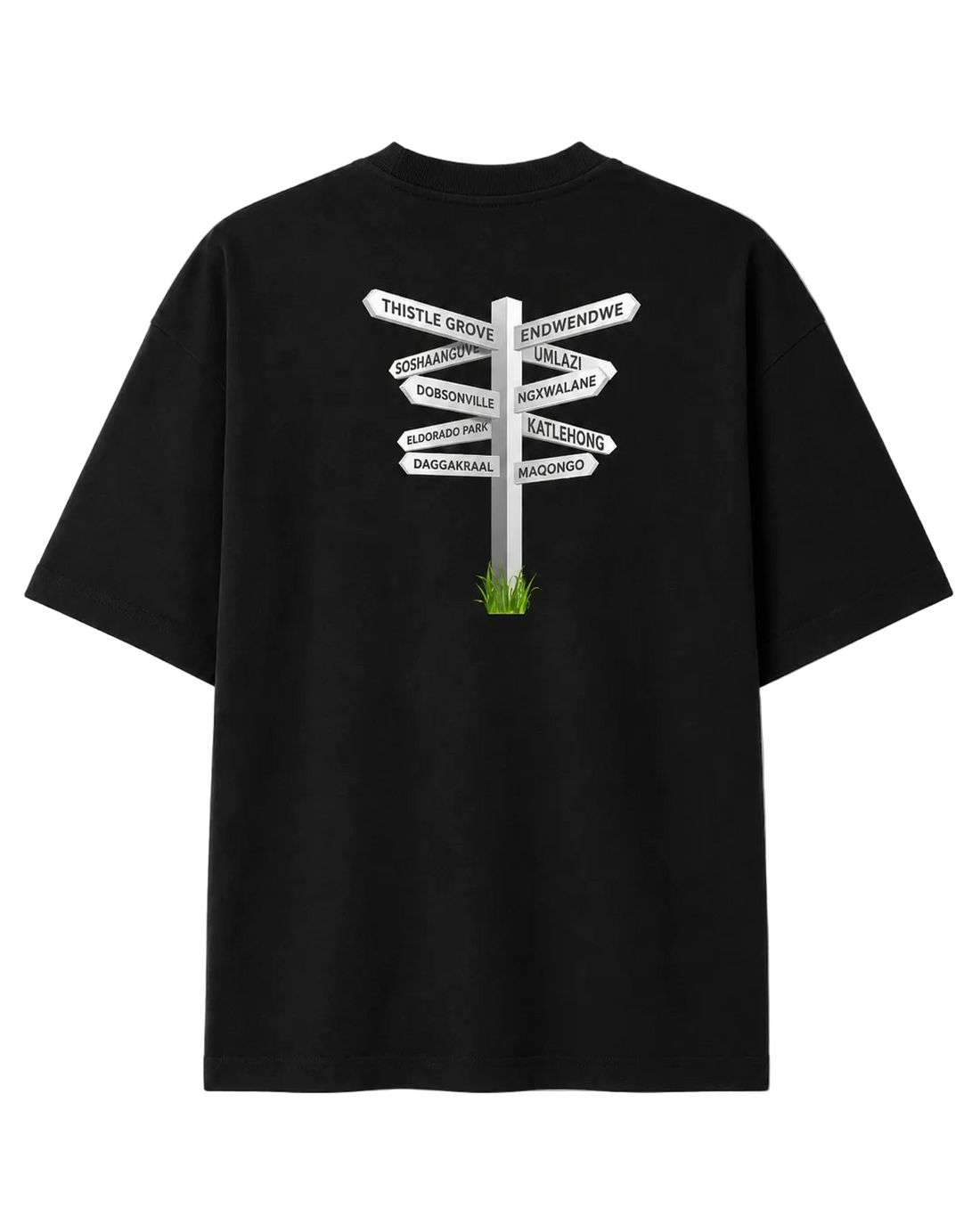 Rising Feom the Township Shirt back 2