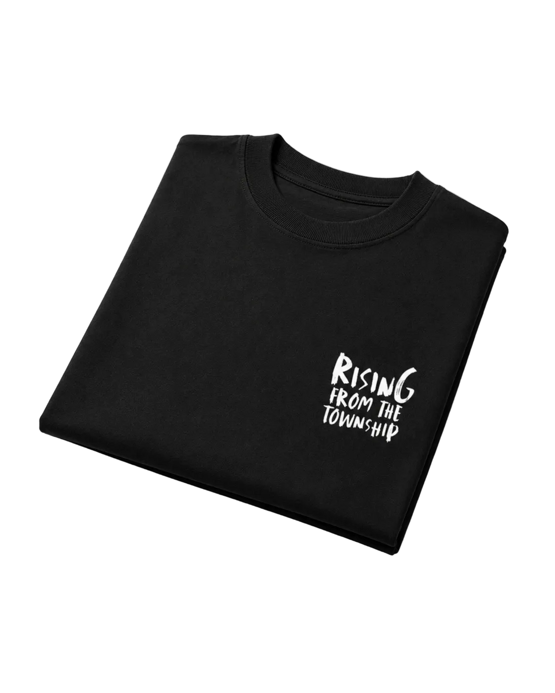 Rising Feom the Township Shirt zoom logo folded